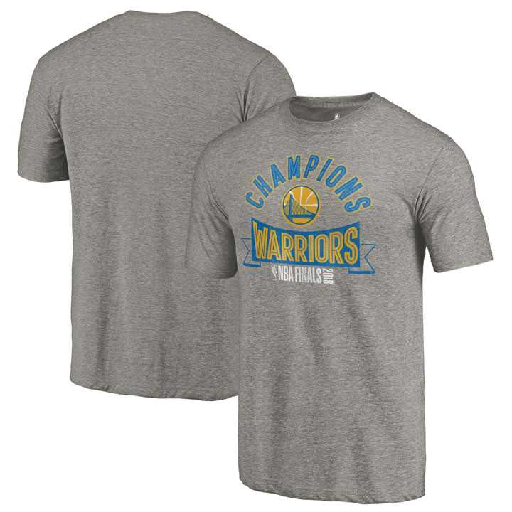 Golden State Warriors Fanatics Branded 2018 NBA Finals Champions One Commitment Tri Blend T-Shirt Heather Gray,We sell and wholesale Golden State Warriors Fanatics Branded 2018 NBA Finals Champions One Commitment Tri Blend T-Shirt Heather Gray on line form chian!